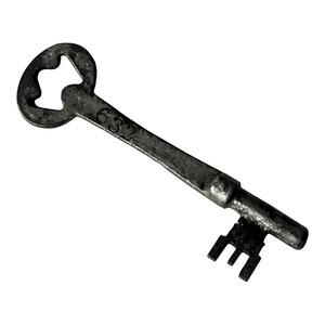 Solid Barrel Skeleton Key 632 Mark Vintage For Furniture Doors Jewelry Box 2.75"
